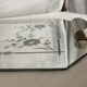 Vintage 1950s Venetian mirror and silver-plated metal tray