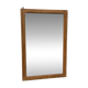 Miroir mural en chêne