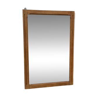 Oak wall mirror