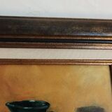 Still life with fruit signed Leroux