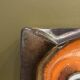 Pair of square ceramic wall sconces.