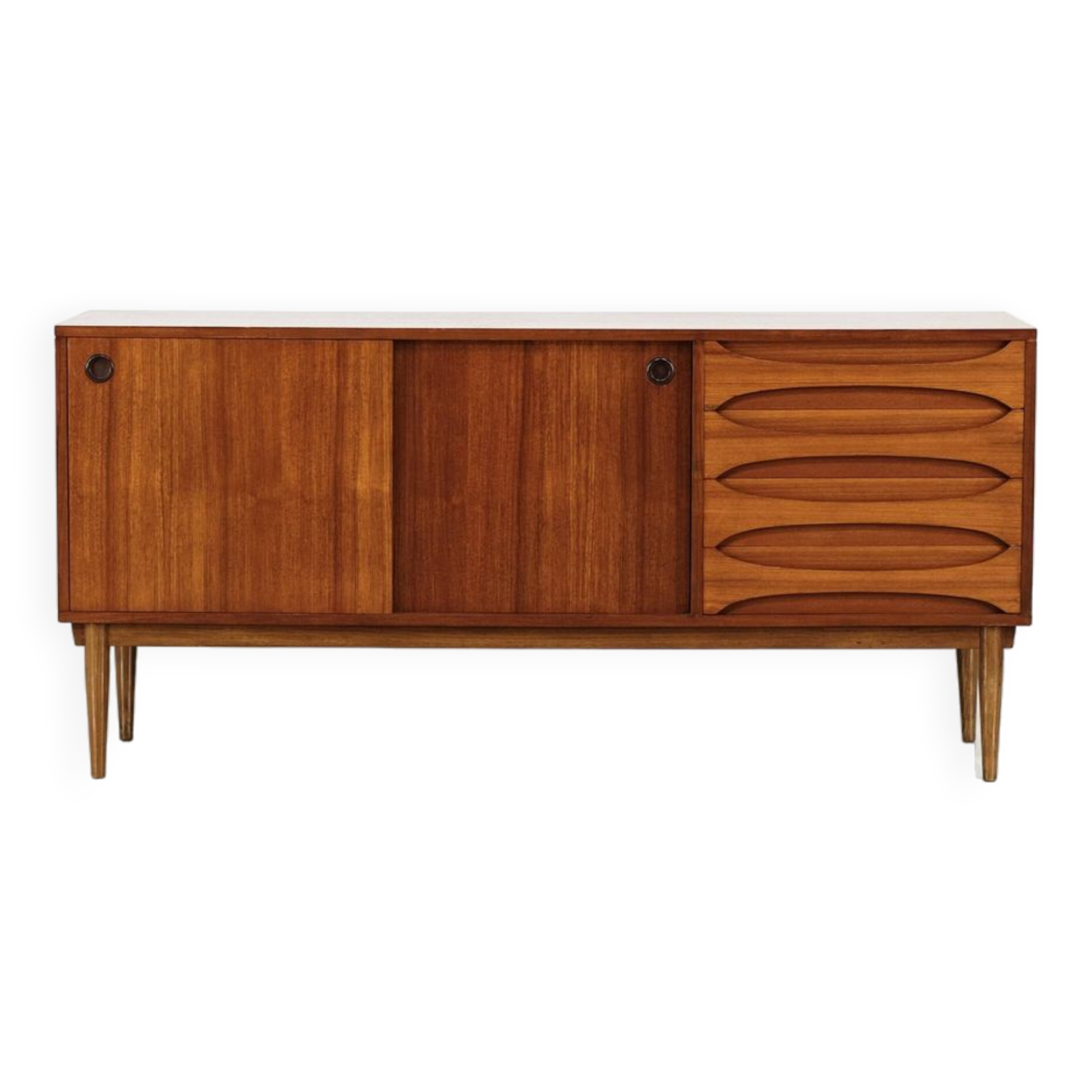 Medium sized wooden sideboard 1960's