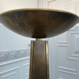 Coppery and gilded floor lamp, Belgo Chrom