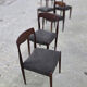 Set of 6 Scandinavian teak chairs – 1960s