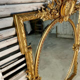 Louis XVI closed-screen mirror
