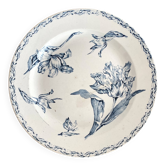 Round ironstone dish Luneville K&G tulip motif