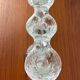 Vintage Swedish glass candlestick from Pukeberg, 1970s