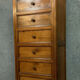 Furniture by trade Cabinet in false pretence of semainier in pine around 1850