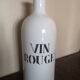 White ceramic bottle - Red Wine - 1950s/1960s
