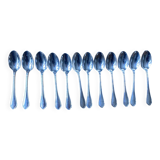 12 Ravinet d'Enfert silver-plated mocha spoons