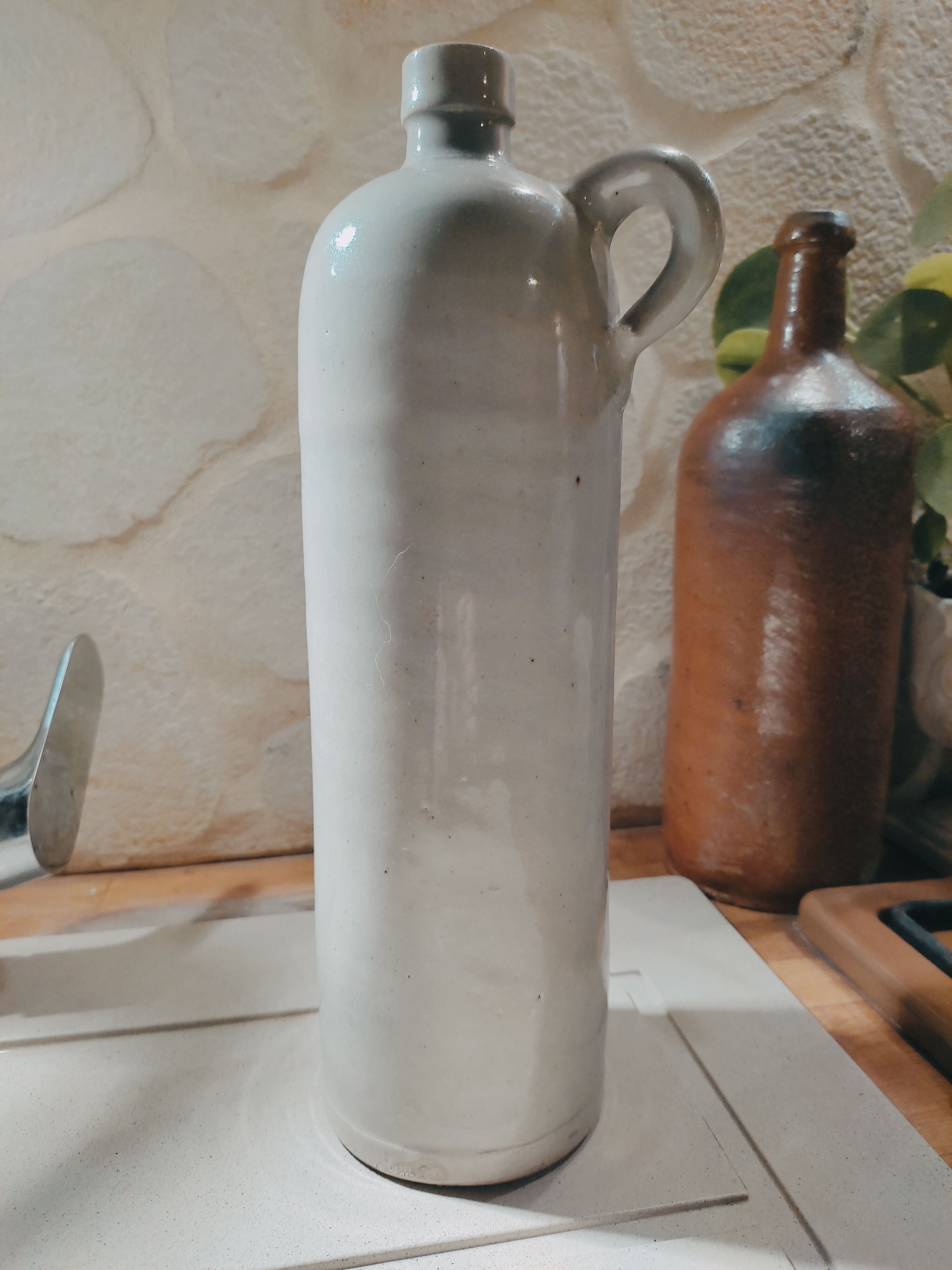 Beige sandstone bottle