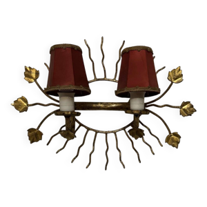 Applique soleil feuillage