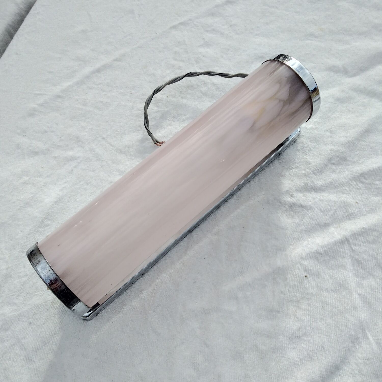 Art Deco wall lamp glass from Clichy