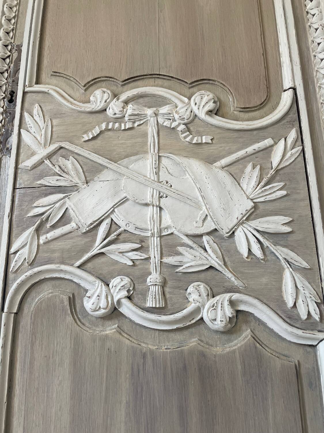 Pair of patinated doors