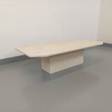 Vintage travertine coffee table from the 70s 80s