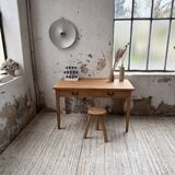 Oak veneer desk 1950