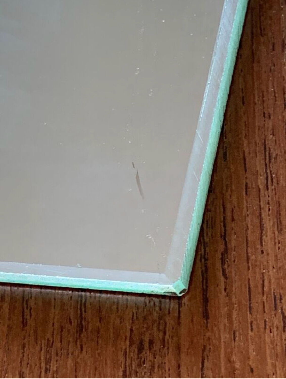 Large antique Art Deco Venetian mirror 203x100