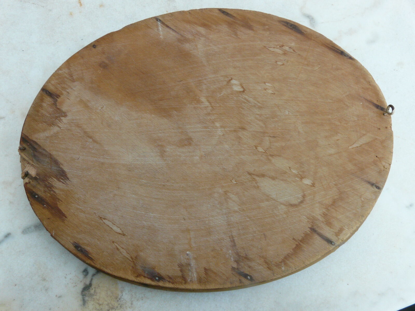 Bamboo oval mirror 60 - 37x29cm