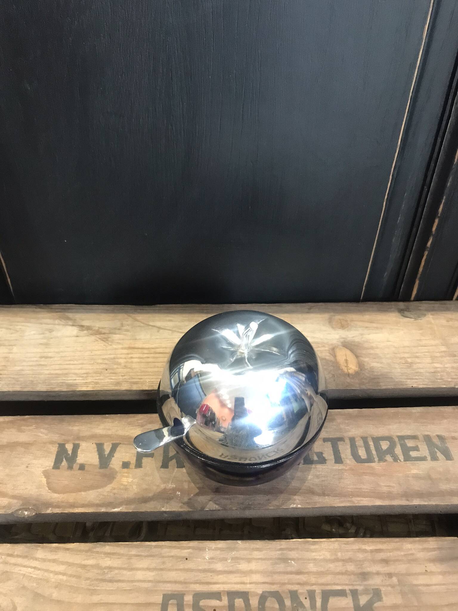 Vintage apple sugar bowl / jam bowl with spoon