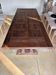 Large solid wood dining table