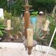 Electrified bronze chandelier with 3 lights Empire style