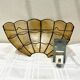 Paire d'appliques nacre coquillage
