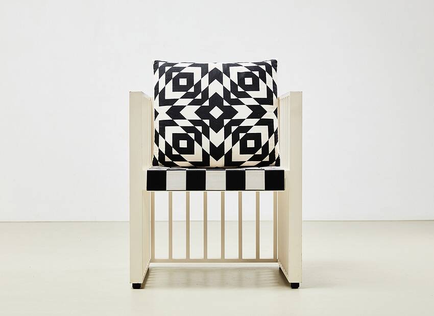 Josef Hoffmann 'Purkersdorf' Armchair for Wittmann Austria 1905/1980s