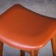 Bar Stools in Rosewood with Cognac Leather by Erik Buch for Dyrlund, 1960s, Set of 2