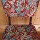 chaise  Kadoura renovée tissu jungle doré