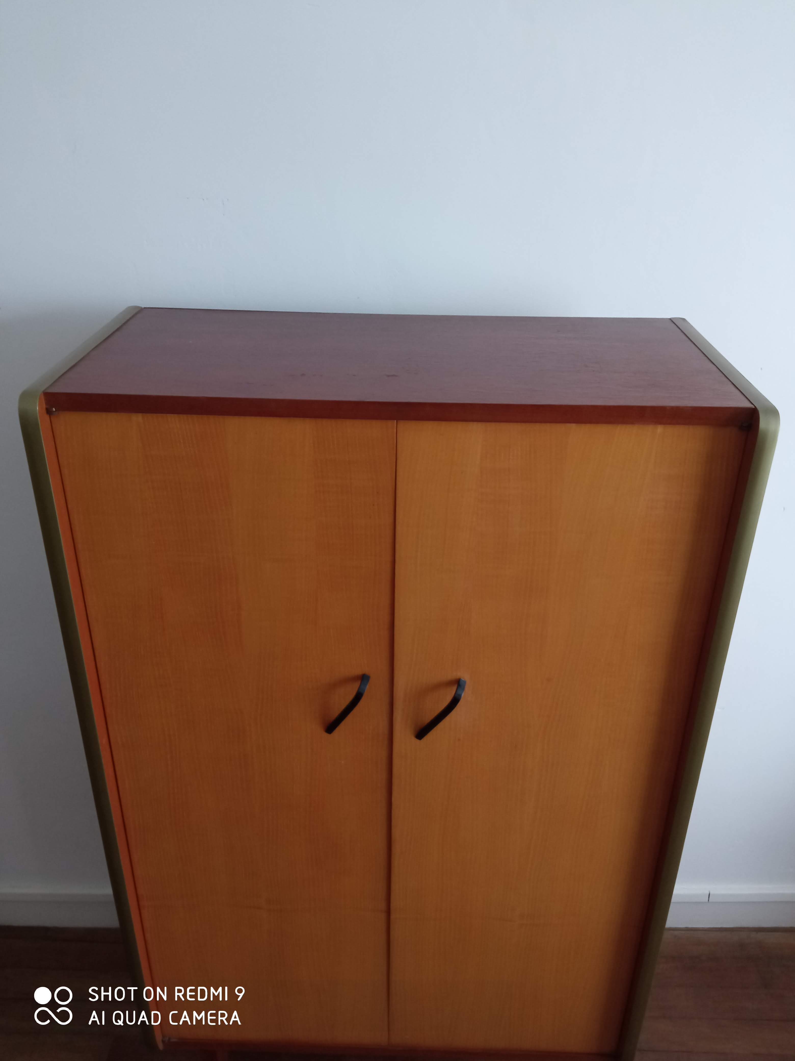 Vintage 1950s compas foot cabinet