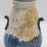 Large enamelled stoneware vase from Bouffioulx by Maurice Pitot, 1930s