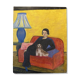 Oil on canvas signed FES