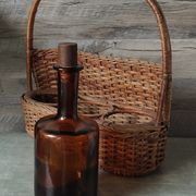 Bouteille verre ambré