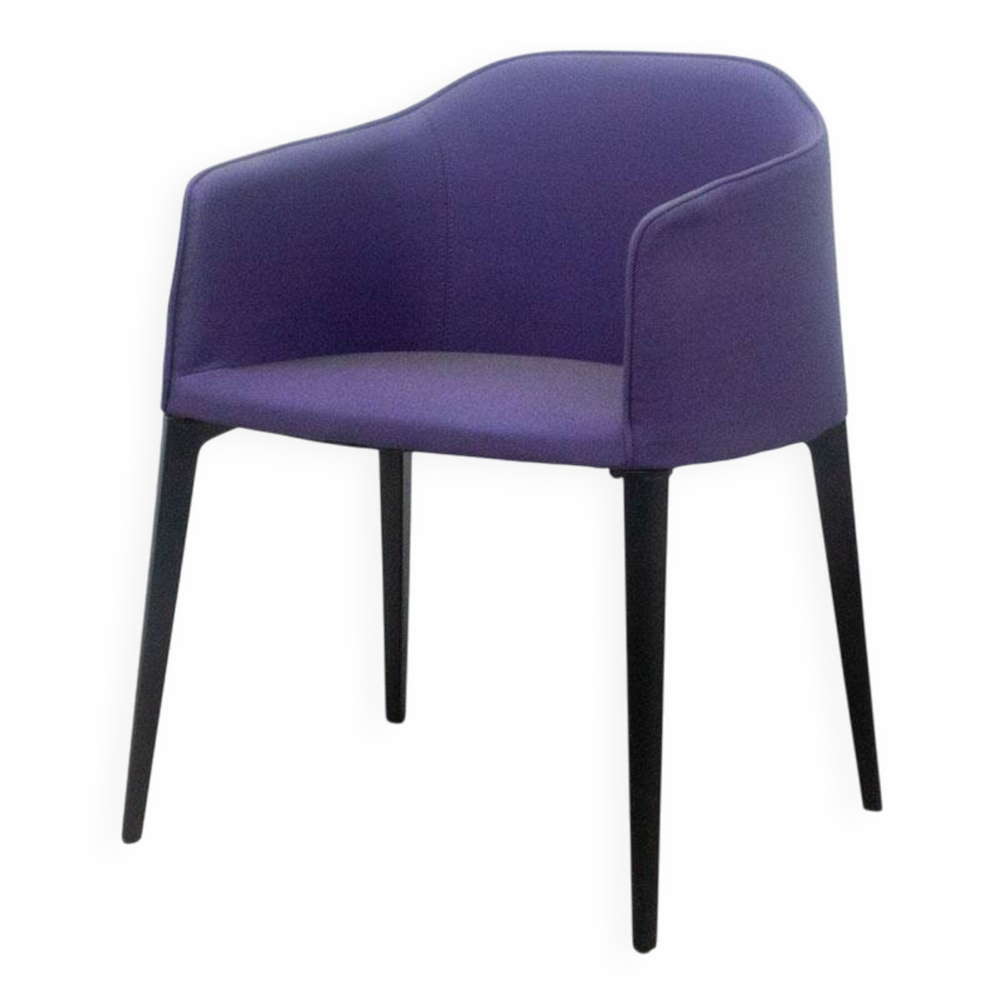 Pedrali brand Laja chair in purple fabric