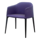 Pedrali brand Laja chair in purple fabric