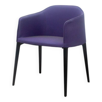 Pedrali brand Laja chair in purple fabric