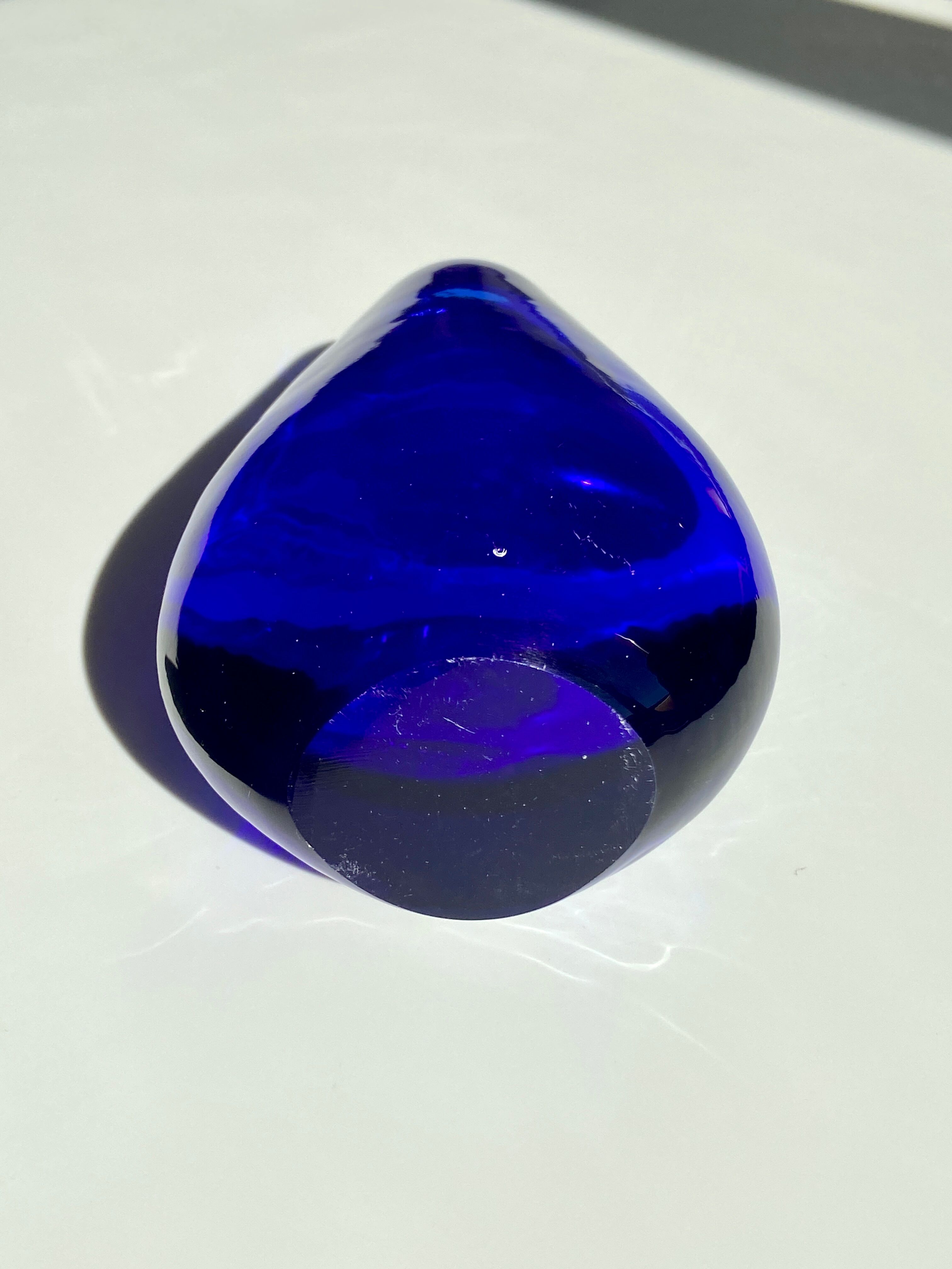 Blue murano vase
