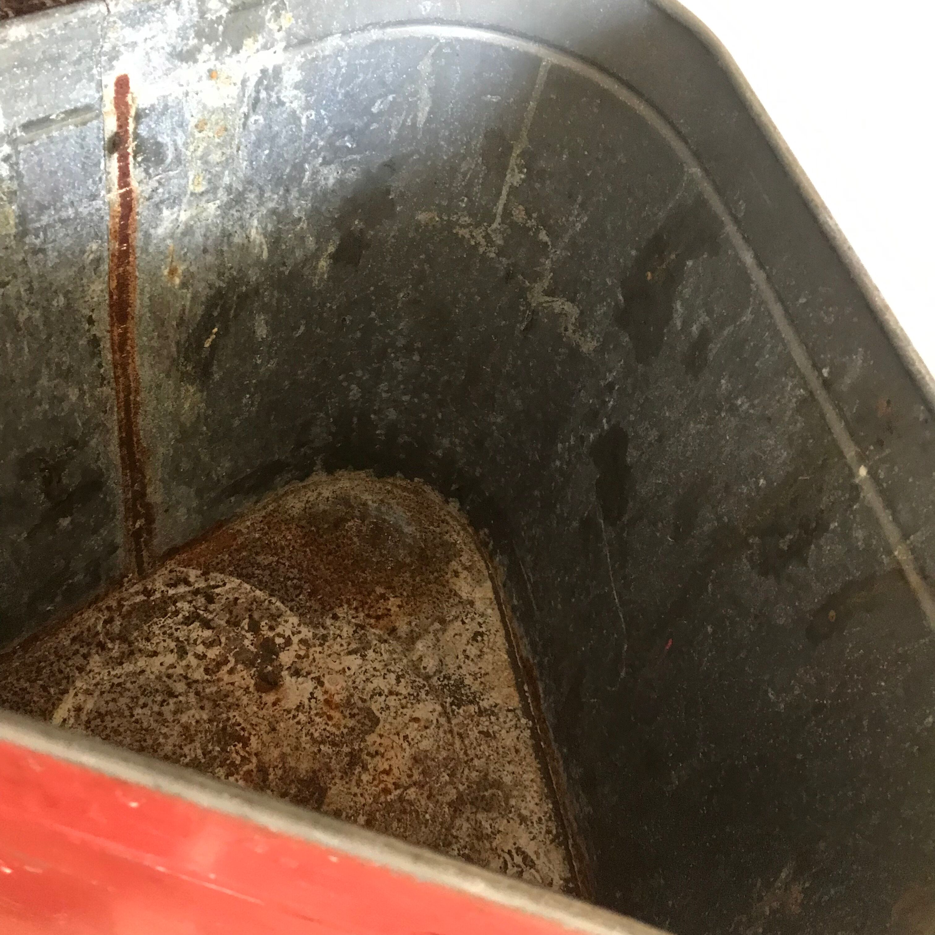 Metal firefighter's bin