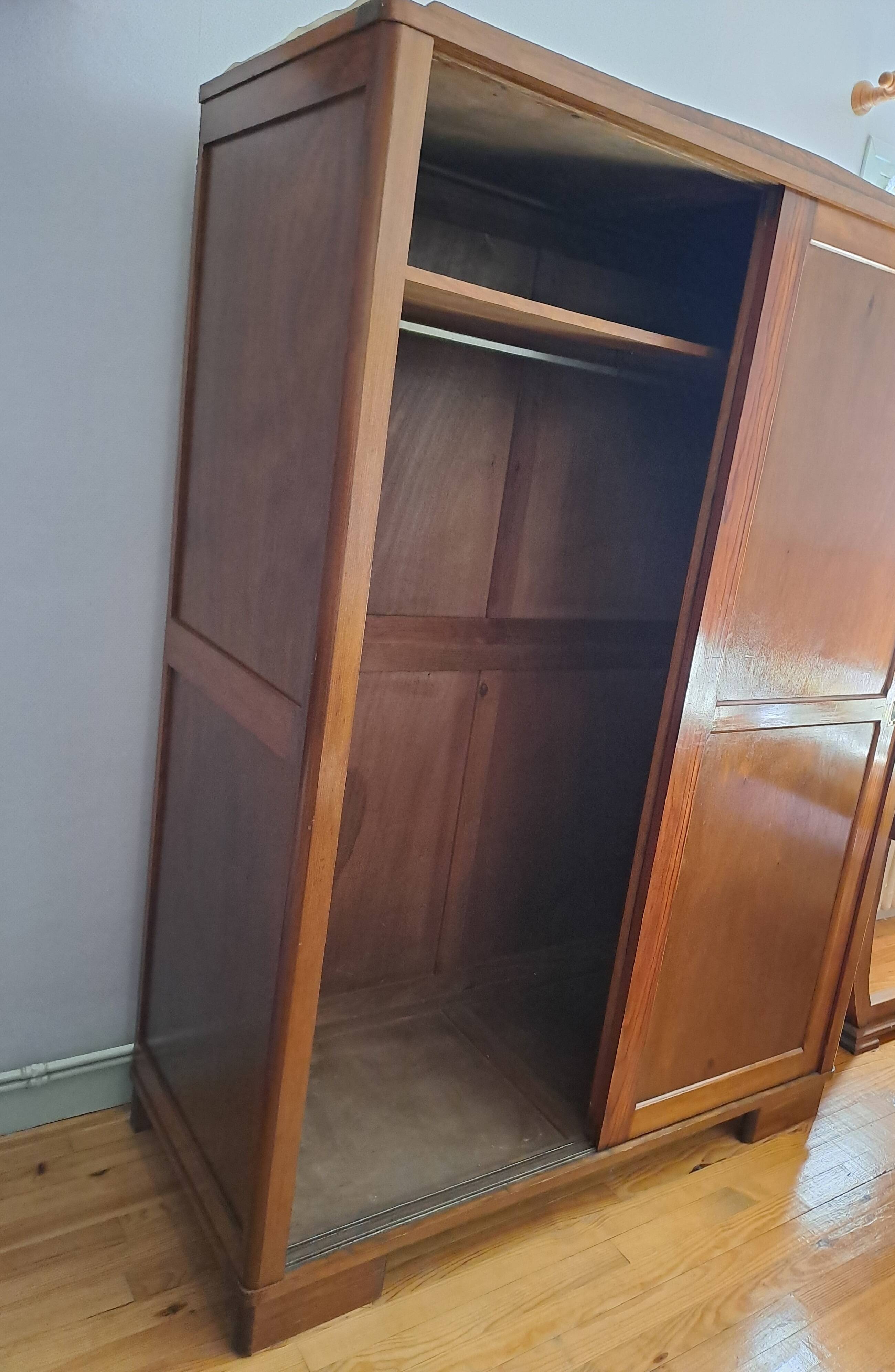 Parisian wardrobe 1930 sliding door wardrobe