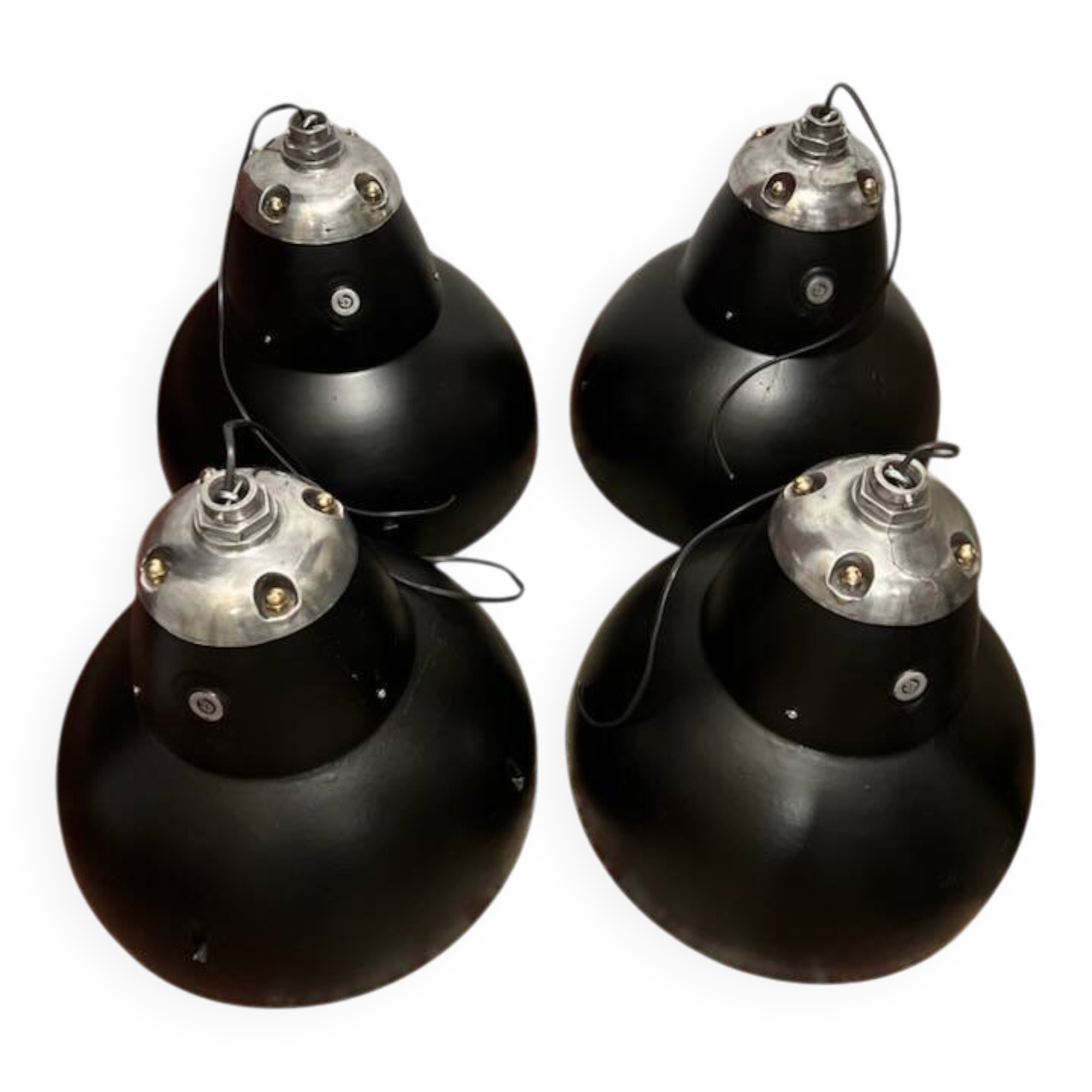 Lot of 4x Saunier Duval industrial lamps France