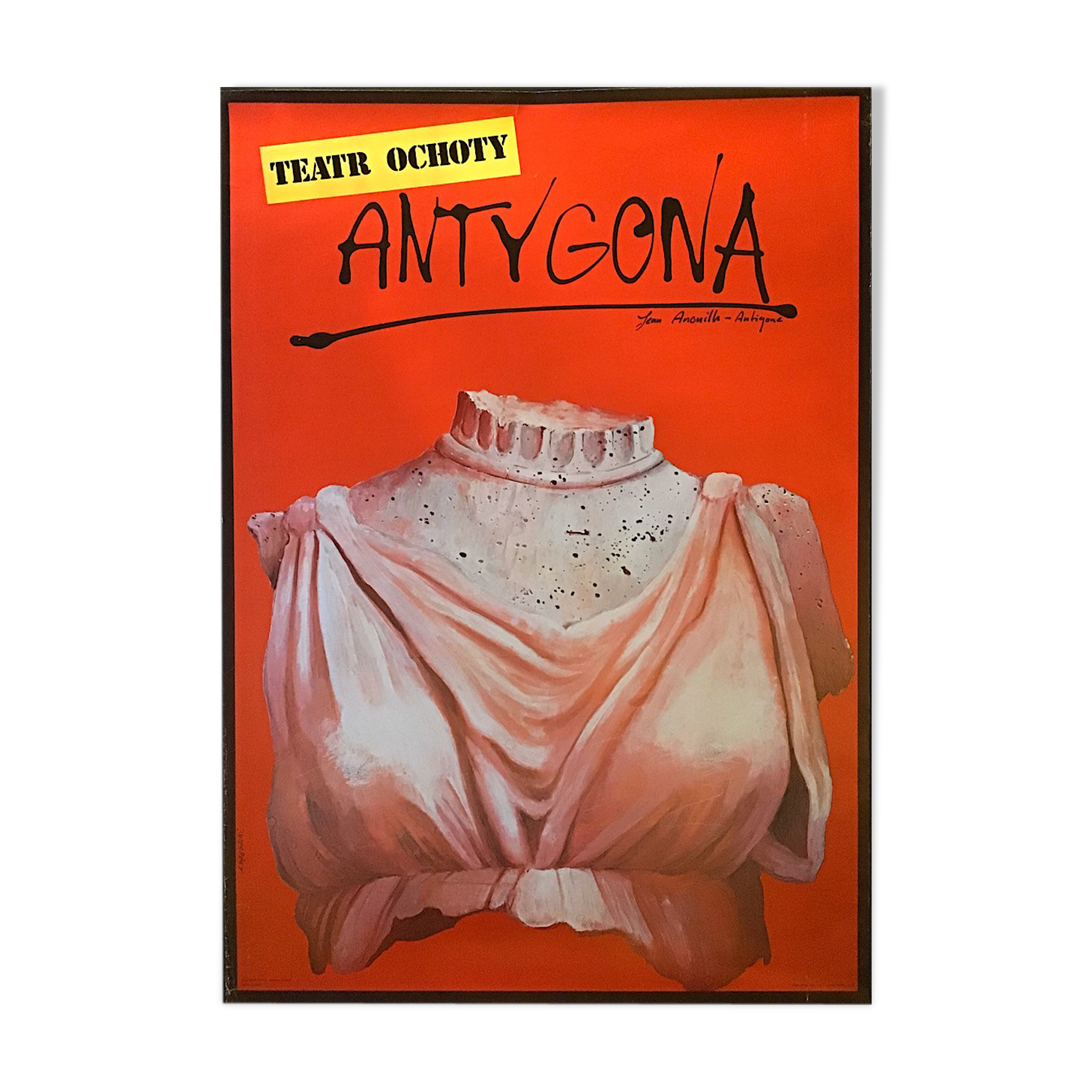 Polish theatre poster, 1980