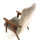 Mid century Armchair brown doodle - fully restored one of a kind piece