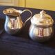 Christofle tea set. silver metal hallmark.