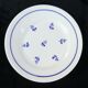 6 dessert plates in faience new model geneve small blue flower