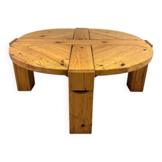 Karl Andersson & Söner pine coffee table with drawers, Sweden 1970’s