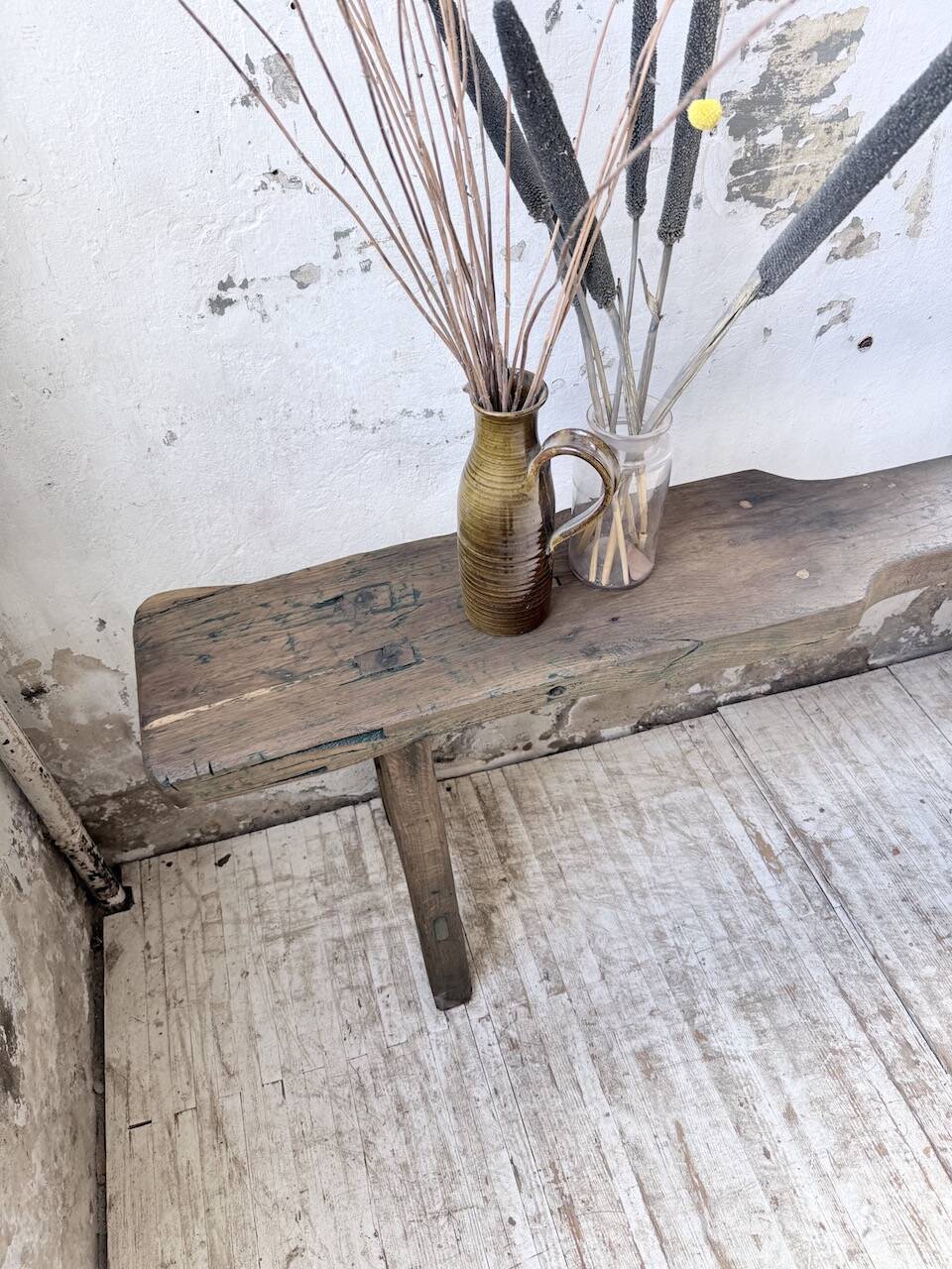 Banc console établi 1950