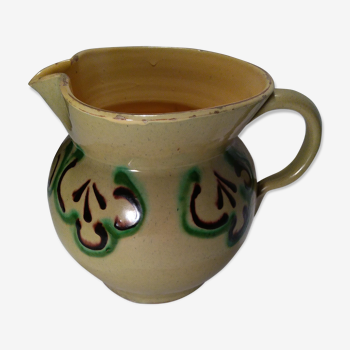 Carouge pottery water pitcher