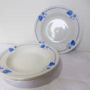 4 deep plates Roselys model Vigne 211248
