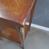 Old Louis XVI style marquetry worker