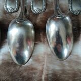 14 antique silver-plated cutlery sets